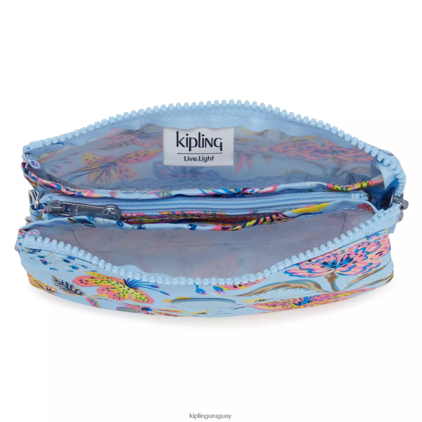 Kipling bolsa de creatividad grande estampada H44NB308 flores silvestres mujer bolsas