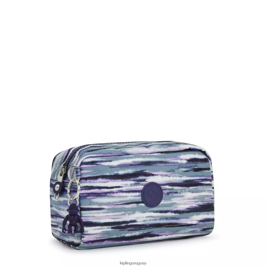 Kipling bolsa de mano con estampado brillante H44NB528 rayas de pincel mujer bolsas