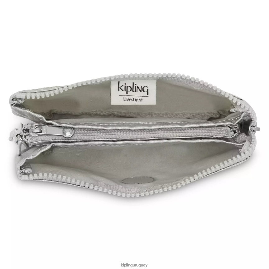 Kipling bolsa metalica grande creative H44NB547 metálico brillante mujer bolsas