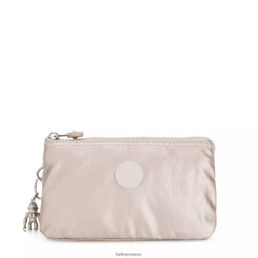 Kipling bolsa metalica grande creative H44NB548 resplandor metalico mujer bolsas