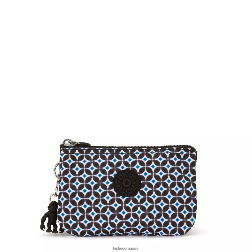 Kipling bolsito creatividad estampado pequeño H44NB557 azulejo negruzco mujer bolsas