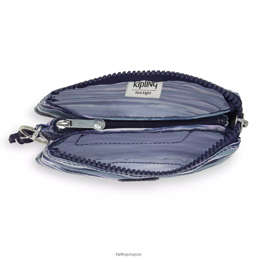 Kipling bolsito creatividad estampado pequeño H44NB603 rayas de pincel mujer bolsas