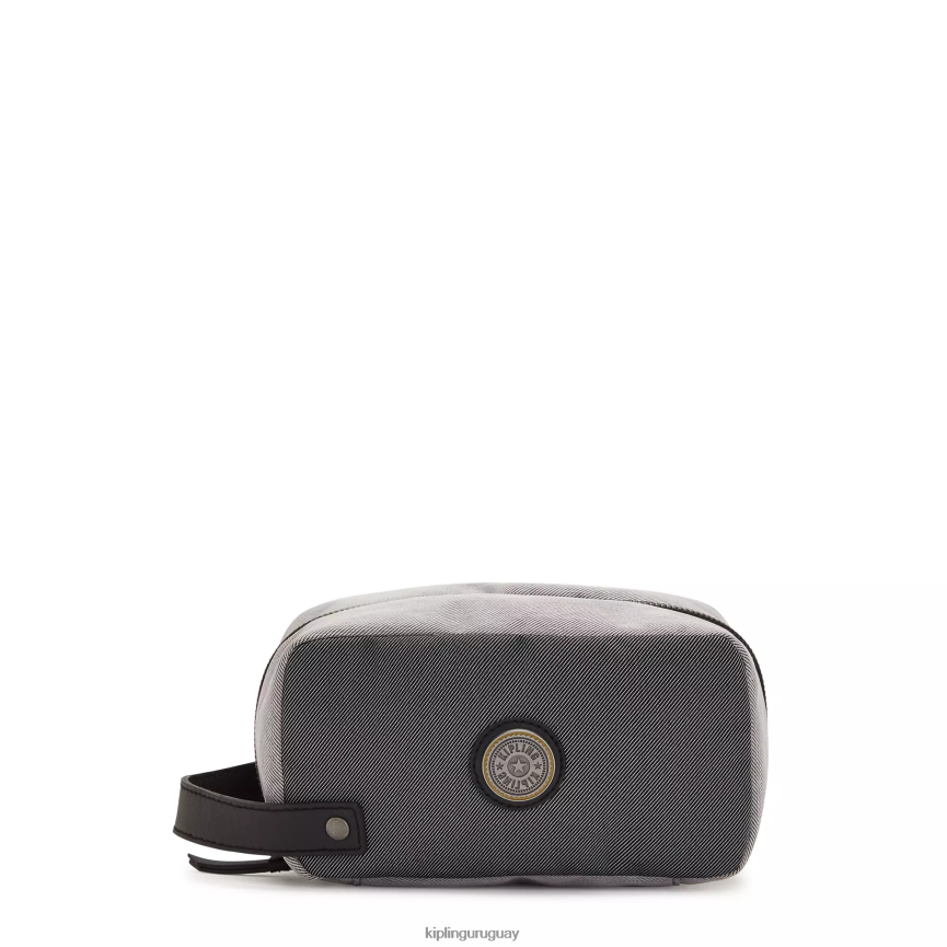 Kipling neceser riaz H44NB525 dúo gris negro mujer bolsas