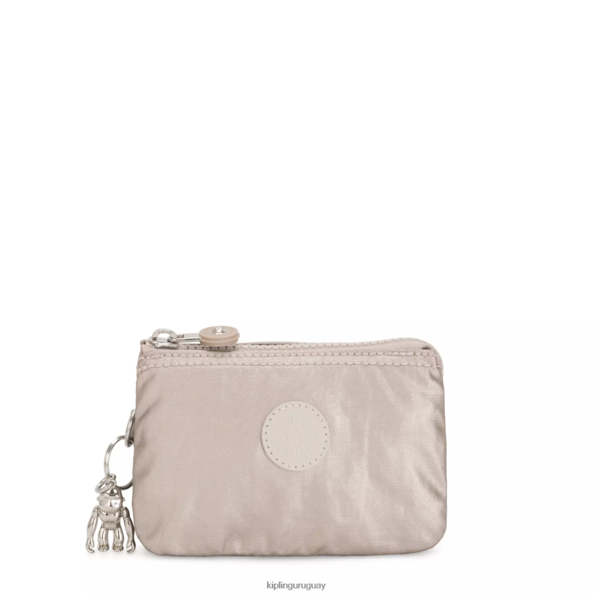 Kipling pequeño estuche metálico creative H44NB613 resplandor metalico mujer bolsas