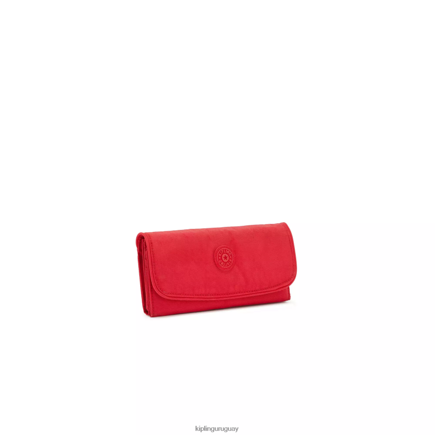 Kipling billetera con broche de dinero H44NB289 colorete rojo mujer carteras y muñequeras