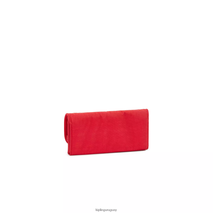 Kipling billetera con broche de dinero H44NB289 colorete rojo mujer carteras y muñequeras