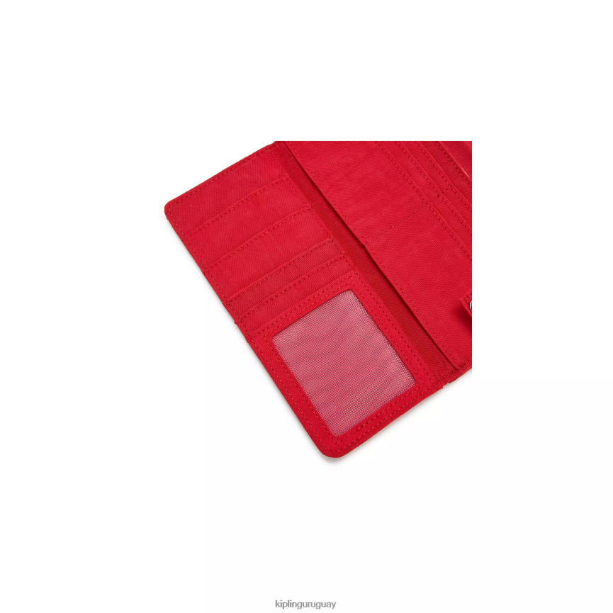 Kipling billetera con broche de dinero H44NB289 colorete rojo mujer carteras y muñequeras