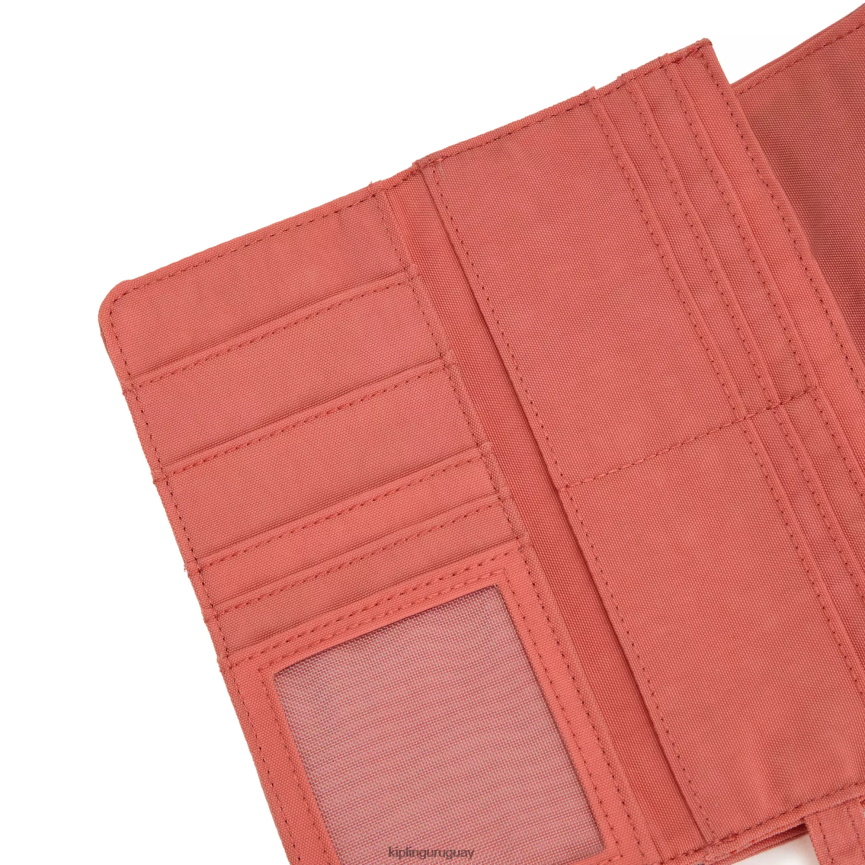Kipling billetera con broche de dinero H44NB290 rosa de la vendimia mujer carteras y muñequeras