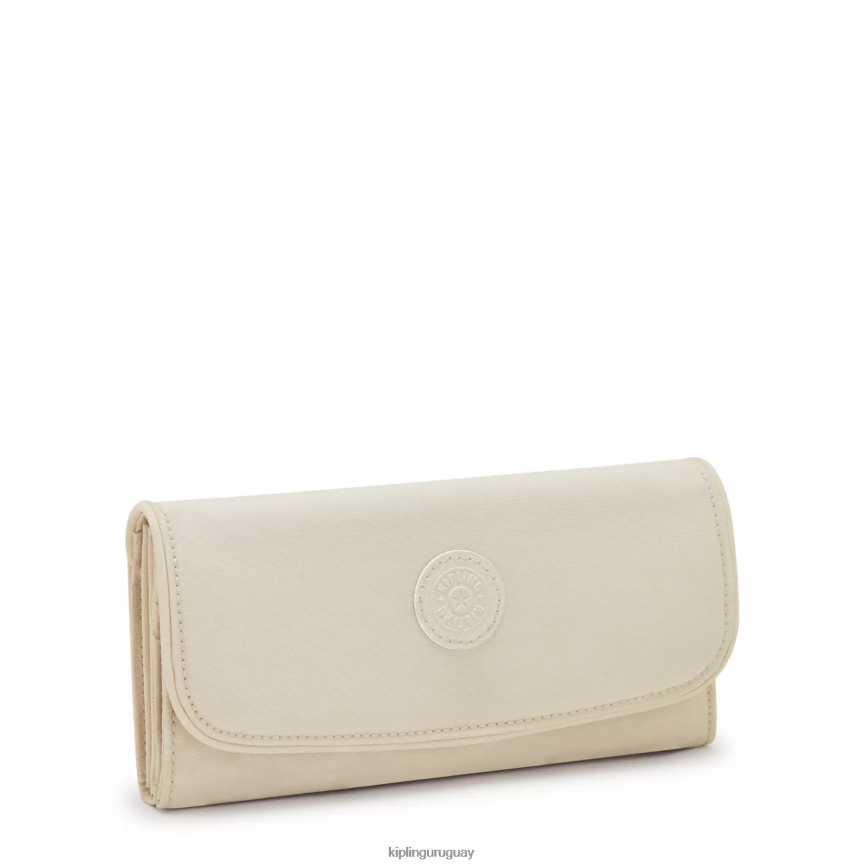 Kipling billetera con broche de dinero H44NB291 arena clara mujer carteras y muñequeras