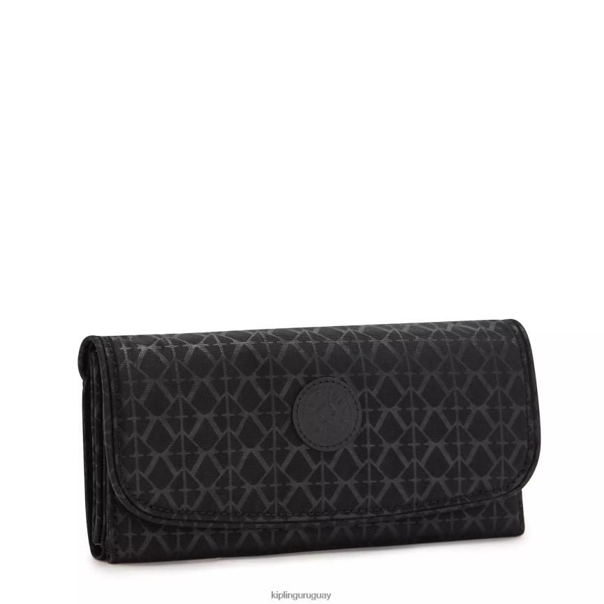 Kipling billetera con estampado Money Land H44NB553 firma en relieve mujer carteras y muñequeras