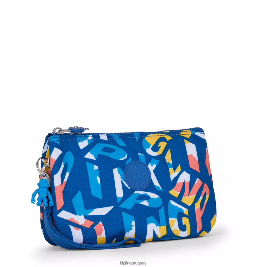 Kipling bolso de mano creative extra grande estampado H44NB565 neón mujer carteras y muñequeras