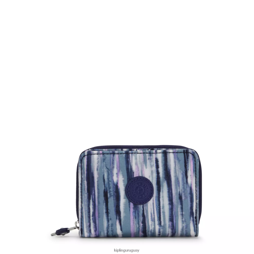 Kipling cartera pequeña money love estampada H44NB292 rayas de pincel mujer carteras y muñequeras