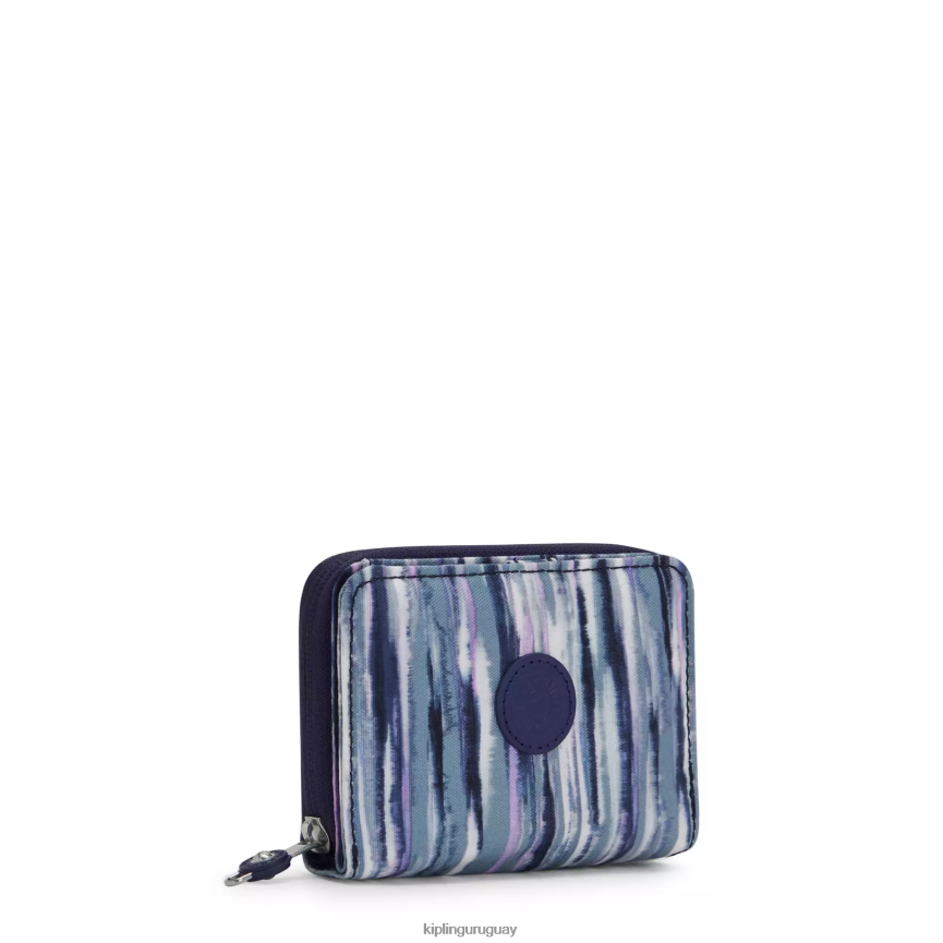 Kipling cartera pequeña money love estampada H44NB292 rayas de pincel mujer carteras y muñequeras