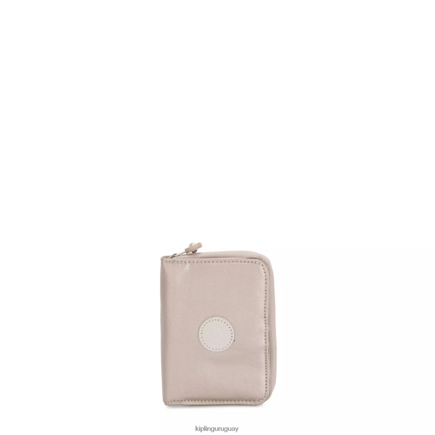 Kipling cartera pequeña money love metalizada H44NB552 resplandor metalico mujer carteras y muñequeras