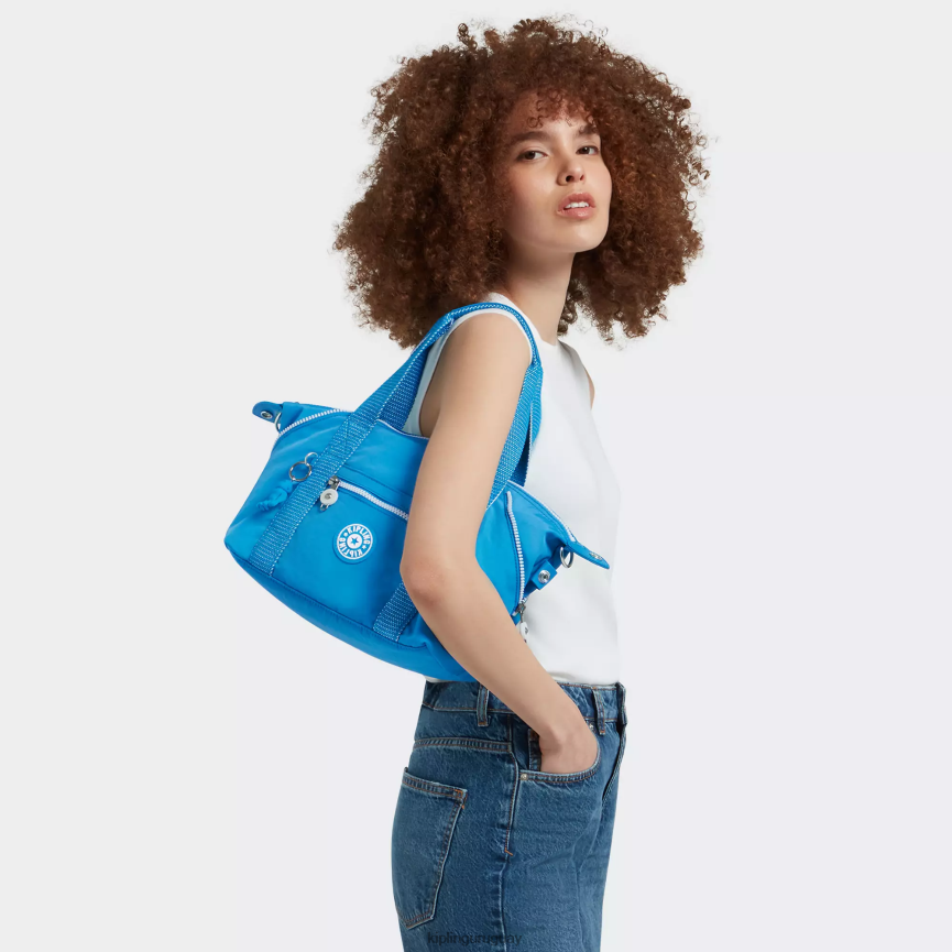 Kipling bolsa de hombro Art mini H44NB40 azul ansioso mujer bolsas de hombro