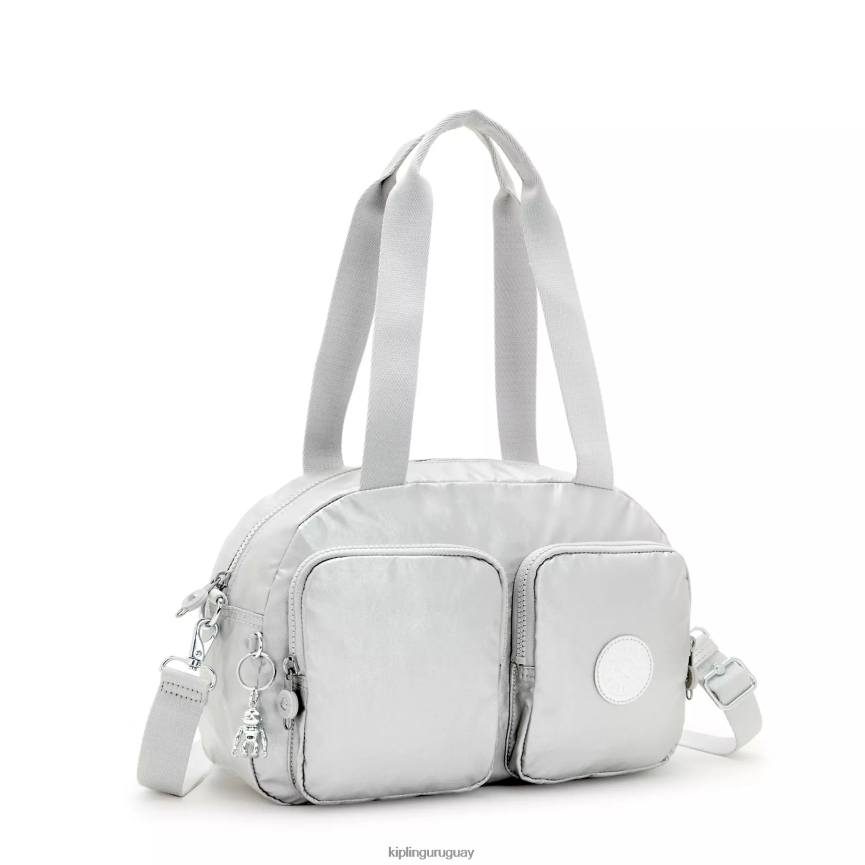 Kipling bolsa de hombro cool defea metalizada H44NB206 metálico brillante mujer bolsas de hombro
