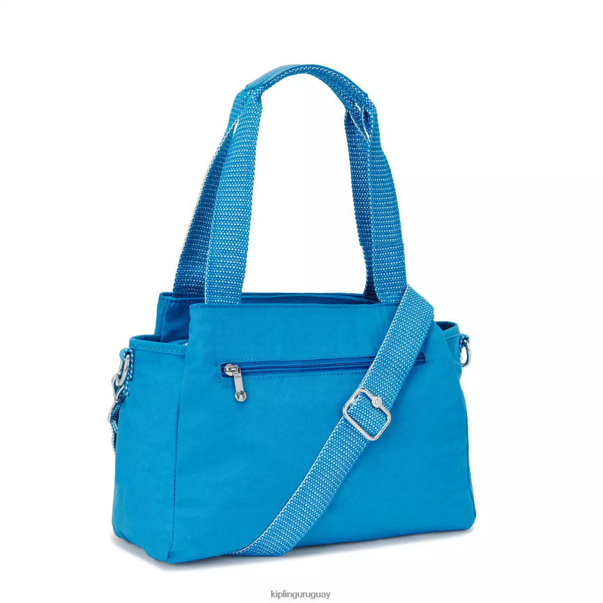 Kipling bolsa de hombro elysia H44NB156 azul ansioso mujer bolsas de hombro