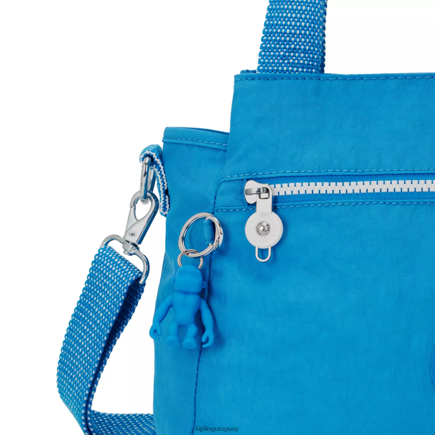 Kipling bolsa de hombro elysia H44NB156 azul ansioso mujer bolsas de hombro