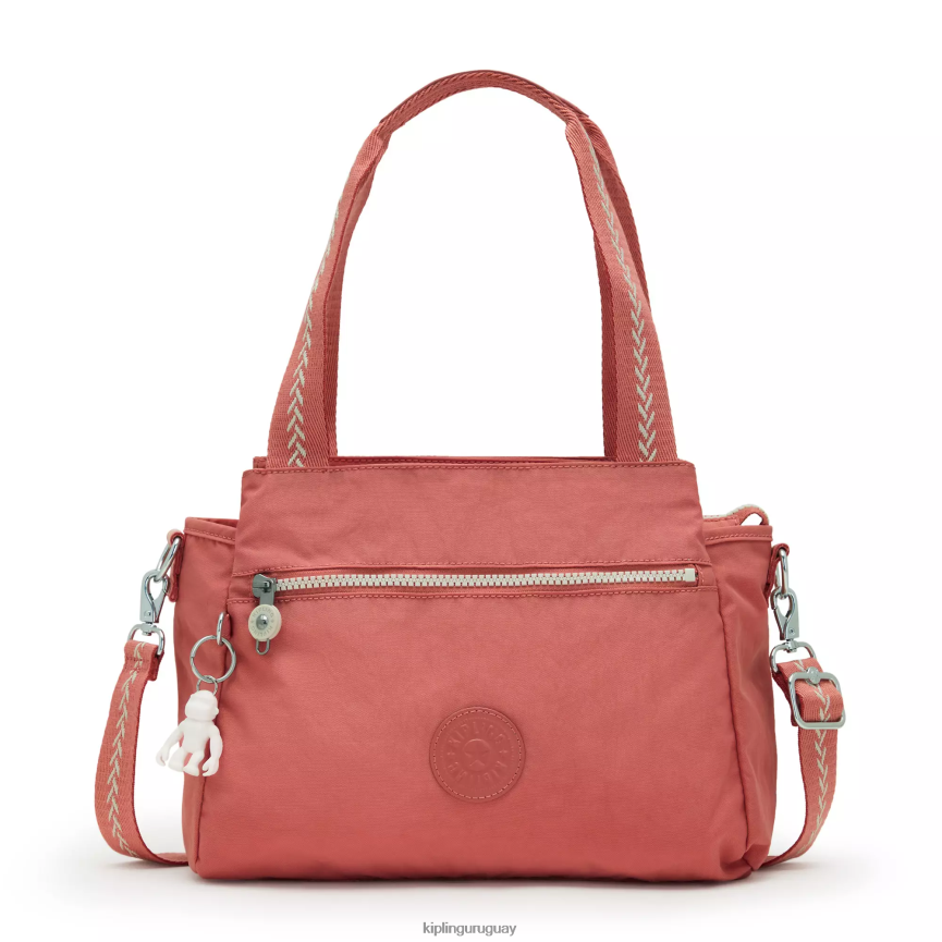 Kipling bolsa de hombro elysia H44NB157 rosa de la vendimia mujer bolsas de hombro