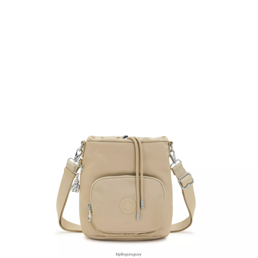 Kipling bolsa de hombro kyla H44NB178 beige natural mujer bolsas de hombro