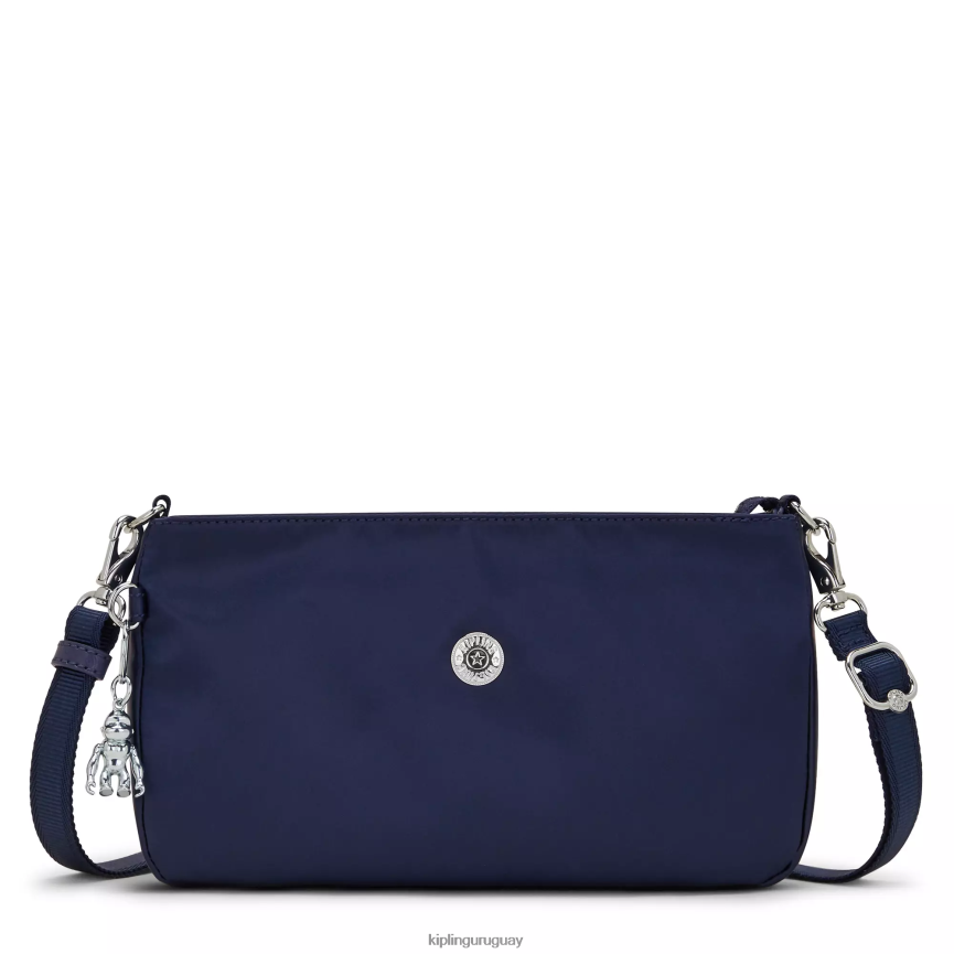 Kipling bolsa de hombro masha H44NB251 azul cósmico mujer bolsas de hombro