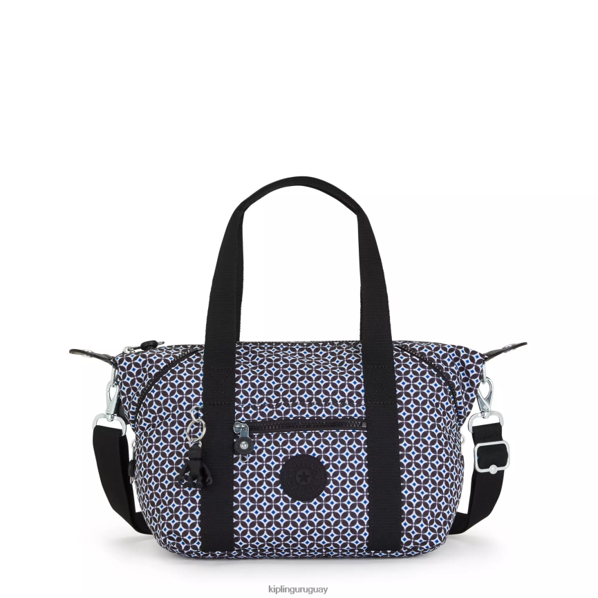 Kipling bolso de hombro art mini estampado H44NB42 azulejo negruzco mujer bolsas de hombro