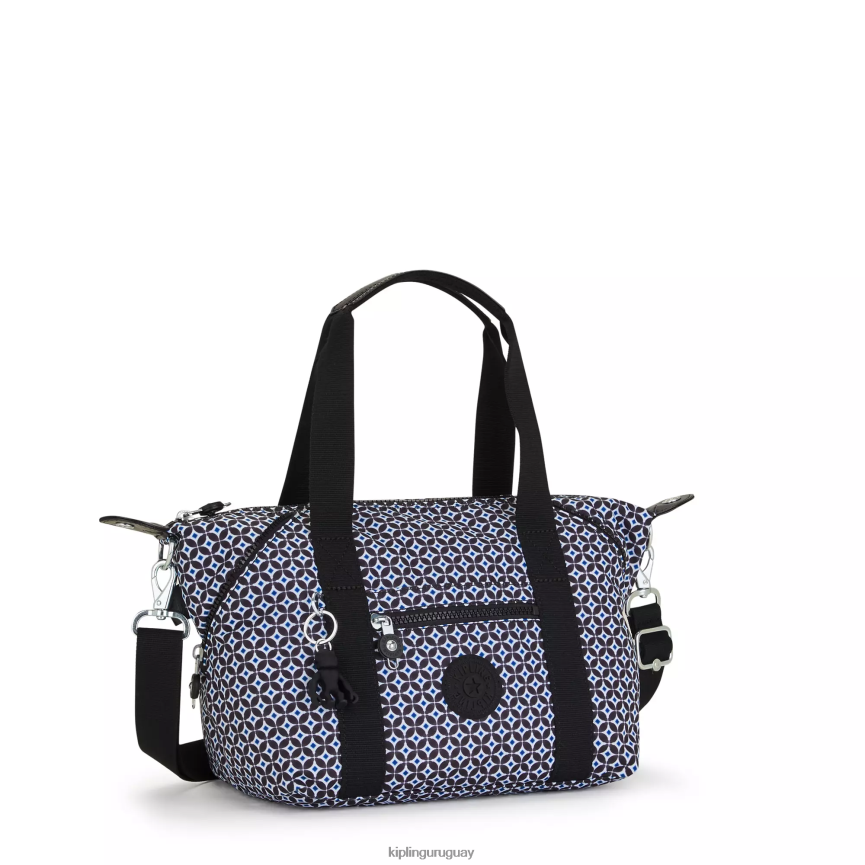 Kipling bolso de hombro art mini estampado H44NB42 azulejo negruzco mujer bolsas de hombro