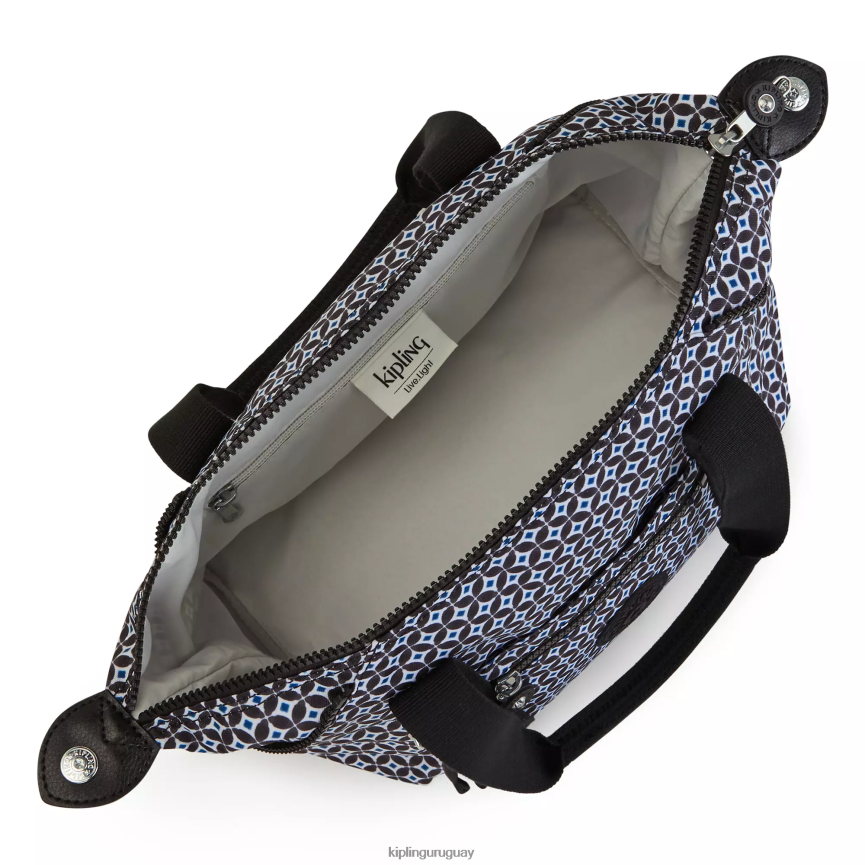 Kipling bolso de hombro art mini estampado H44NB42 azulejo negruzco mujer bolsas de hombro