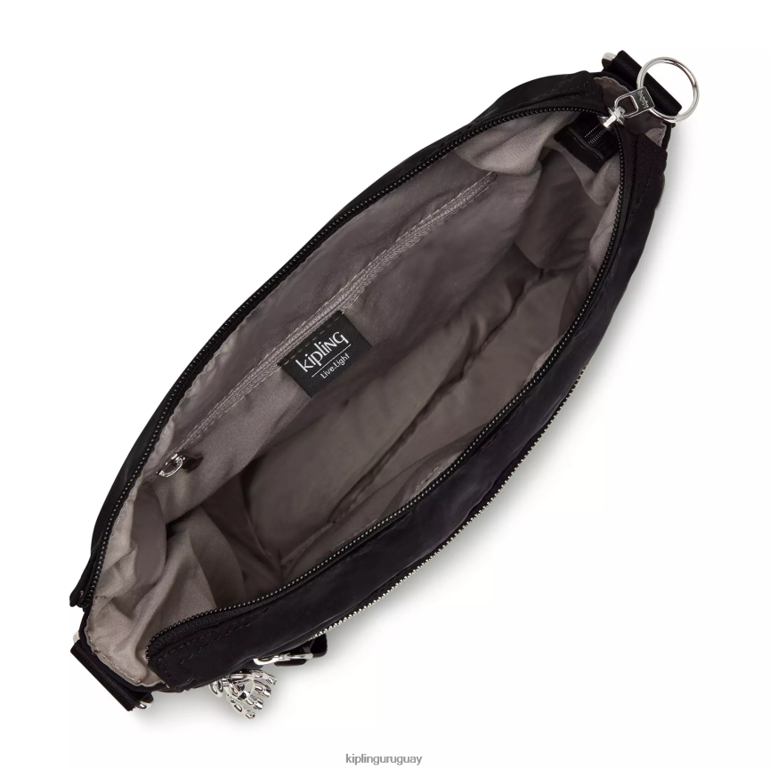 Kipling bolso de hombro oswin H44NB247 negro negro mujer bolsas de hombro