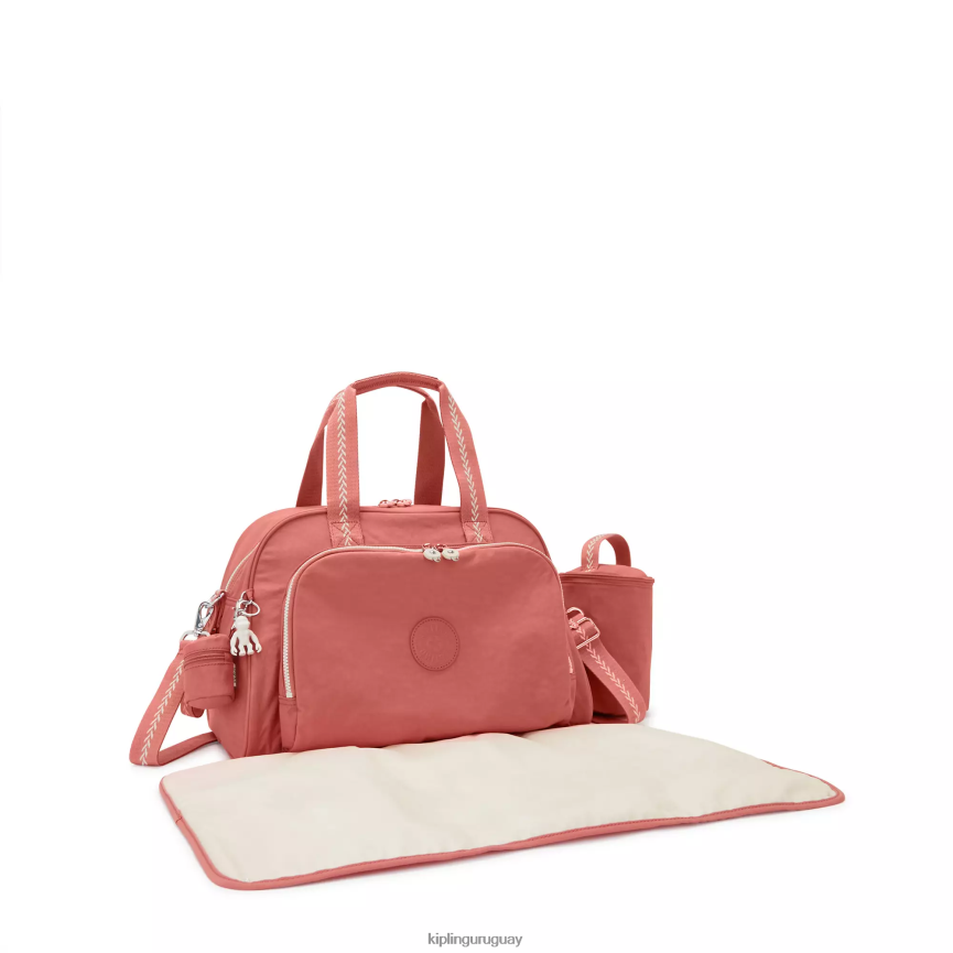 Kipling bolsa de pañales camama H44NB242 rosa de la vendimia mujer bolsas de pañales