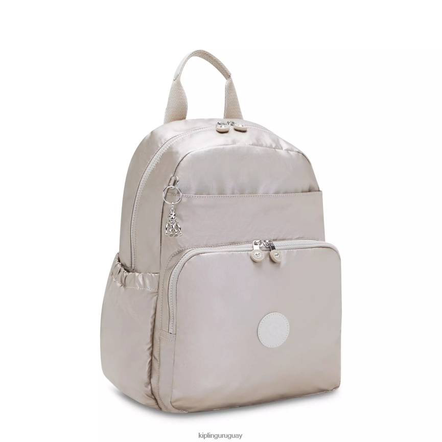 Kipling mochila de pañales maisie H44NB280 resplandor metalico mujer bolsas de pañales