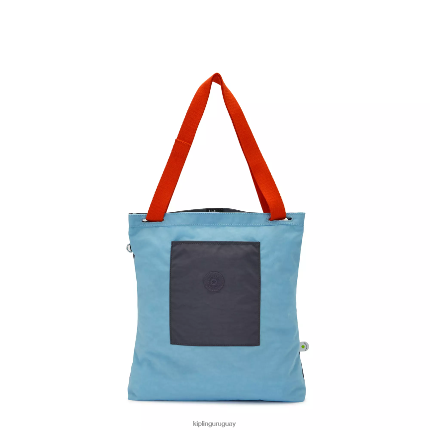 Kipling bolsa de asas de annas H44NB272 piscina azul mujer bolsas de tela