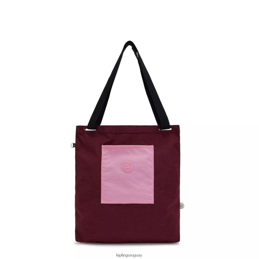 Kipling bolsa de asas de annas H44NB273 fucsia oscuro mujer bolsas de tela
