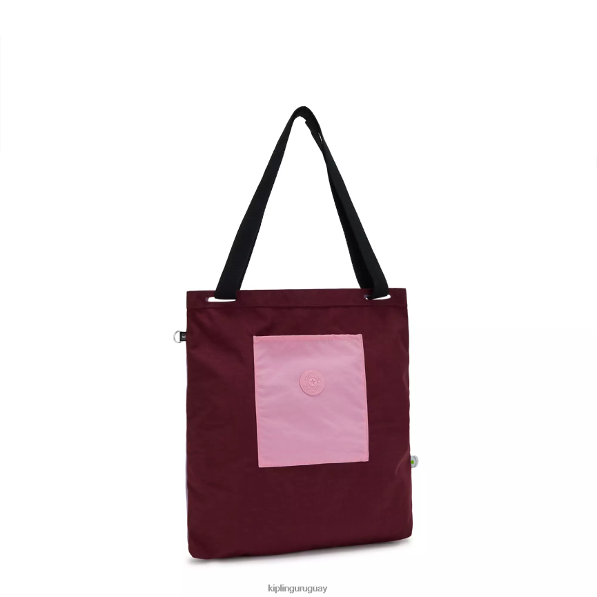 Kipling bolsa de asas de annas H44NB273 fucsia oscuro mujer bolsas de tela