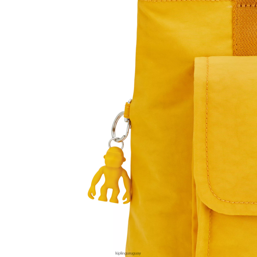 Kipling bolsa de asas enzo H44NB264 rápido · amarillo · m mujer bolsas de tela
