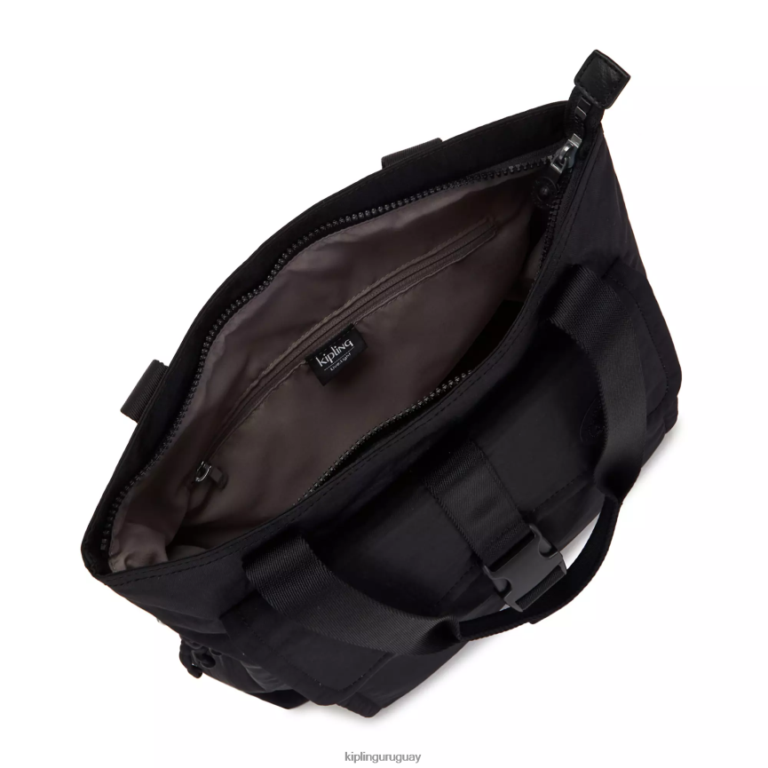 Kipling bolsa de asas enzo H44NB265 negro mujer bolsas de tela
