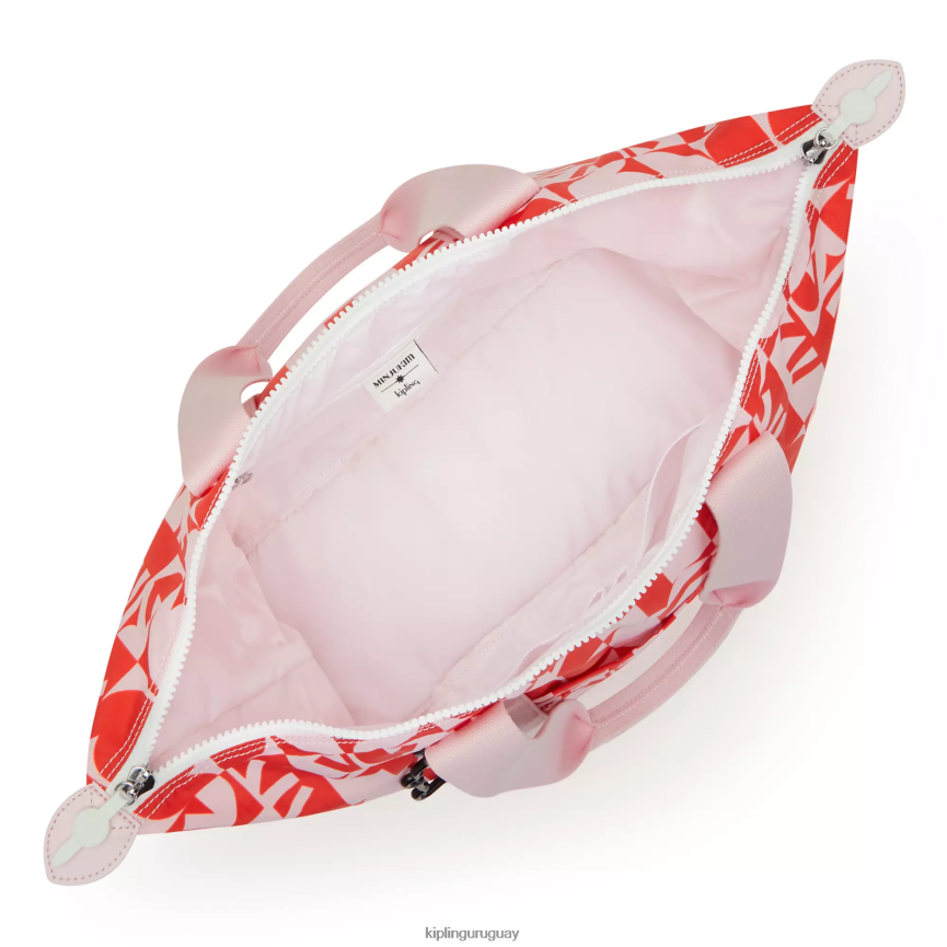 Kipling bolso de mano minju kim mediano H44NB270 impresión múltiple minju mujer bolsas de tela