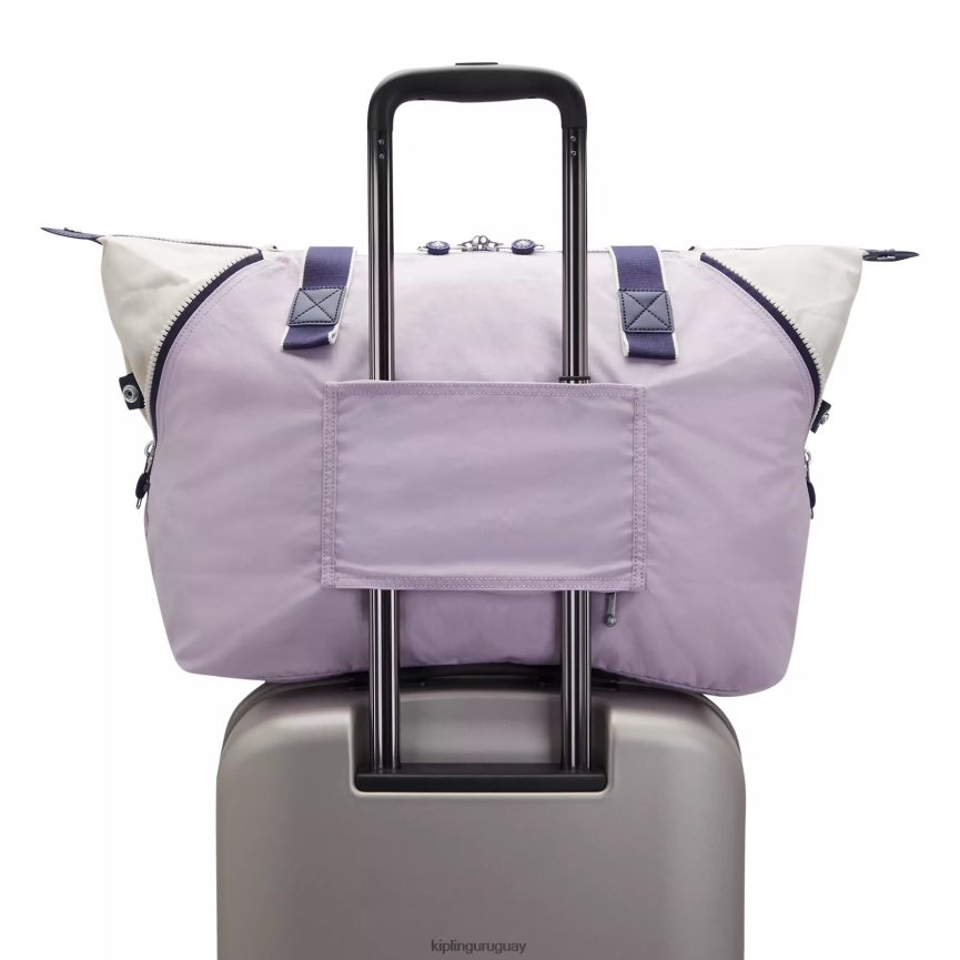 Kipling bolso de mano wellness art m H44NB263 suave bloque lila mujer bolsas de tela