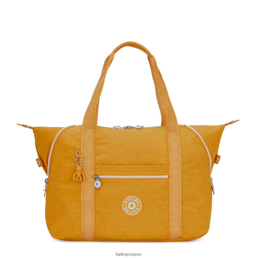 Kipling bolso shopper mediano Art H44NB256 amarillo rapido mujer bolsas de tela