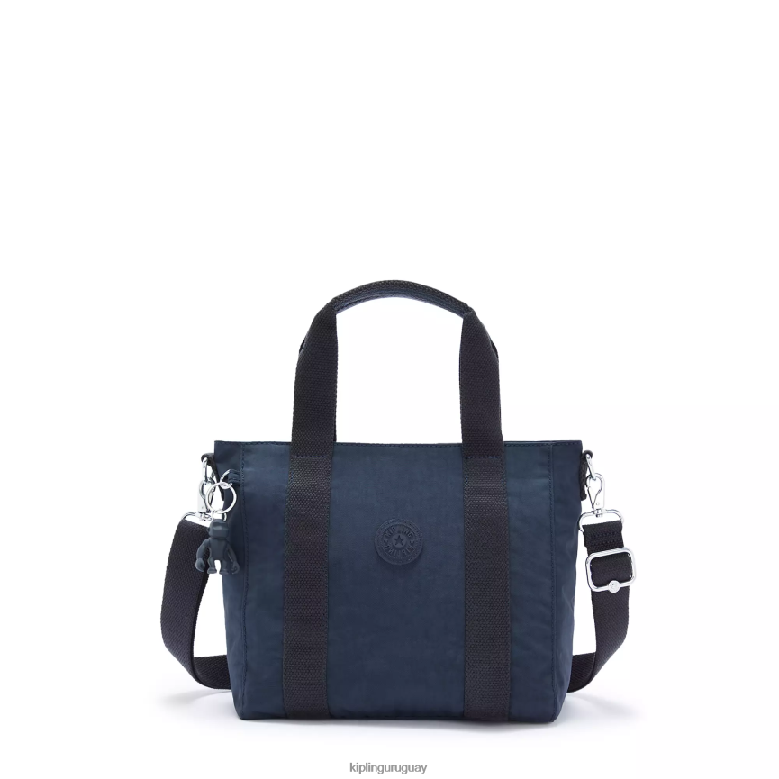 Kipling bolso shopper mini H44NB107 azul azul mujer bolsas de tela