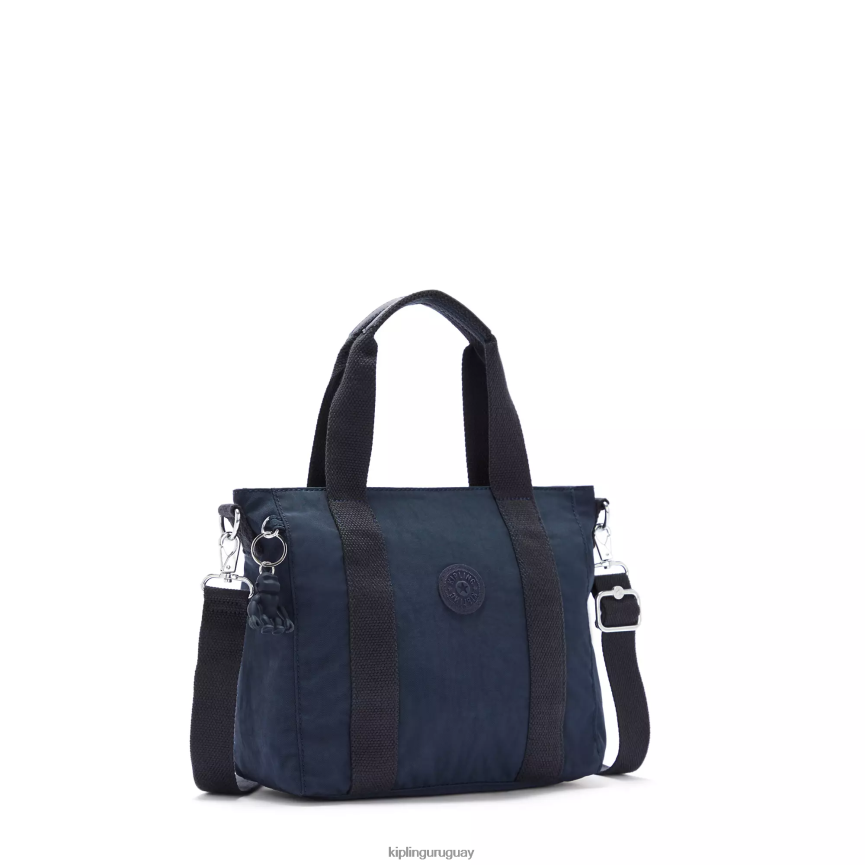 Kipling bolso shopper mini H44NB107 azul azul mujer bolsas de tela