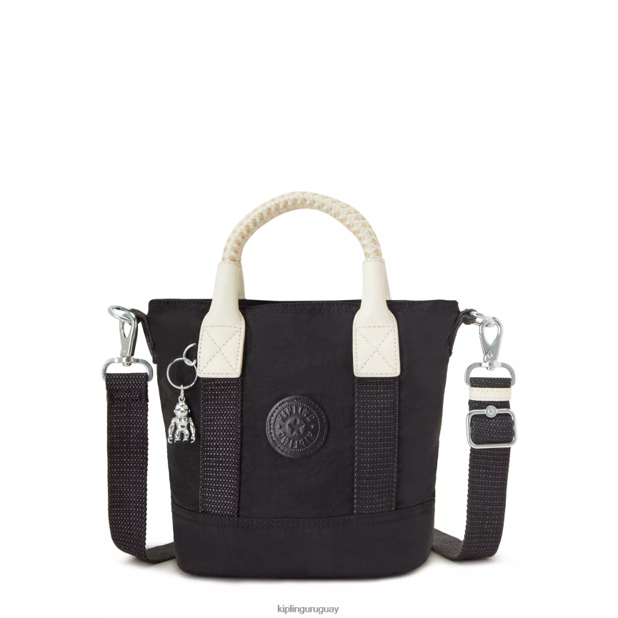 Kipling bolso shopper pequeño ángel H44NB61 negro mujer bolsas de tela