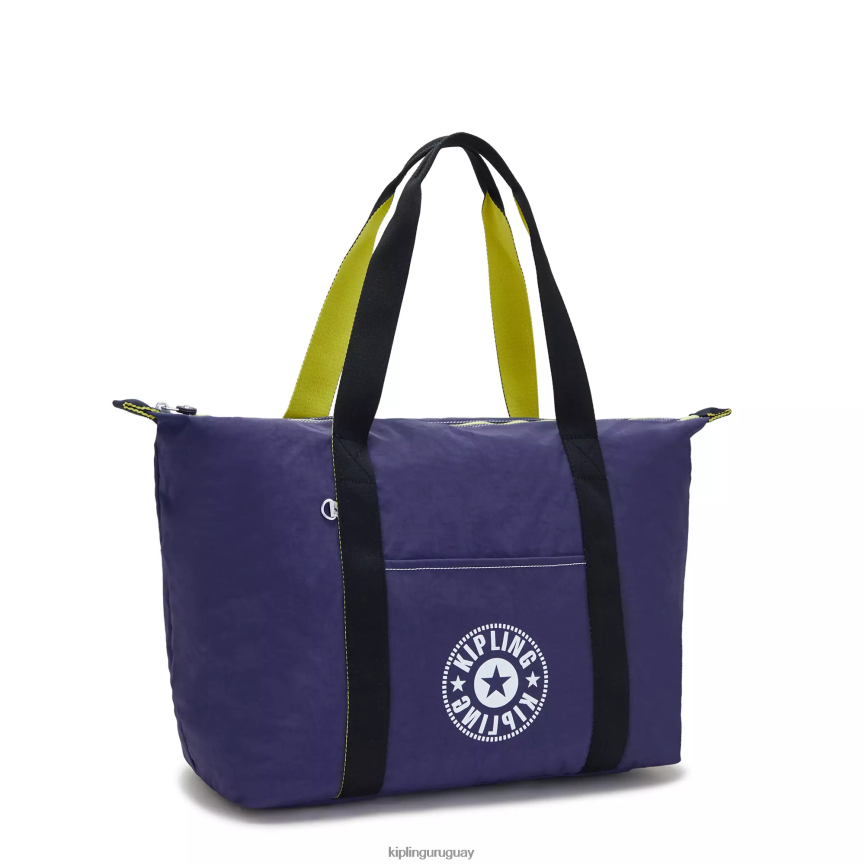 Kipling tote art mediano H44NB267 armada definitiva mujer bolsas de tela