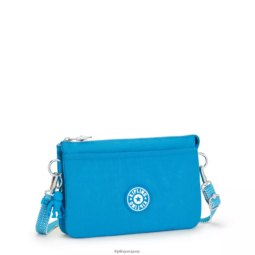Kipling bandolera Riri H44NB126 azul ansioso mujer bolsos cruzados