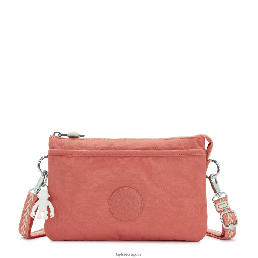 Kipling bandolera Riri H44NB127 rosa de la vendimia mujer bolsos cruzados