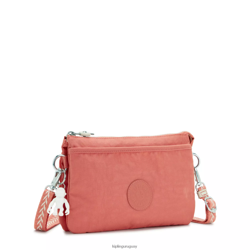 Kipling bandolera Riri H44NB127 rosa de la vendimia mujer bolsos cruzados