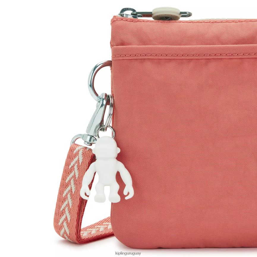 Kipling bandolera Riri H44NB127 rosa de la vendimia mujer bolsos cruzados