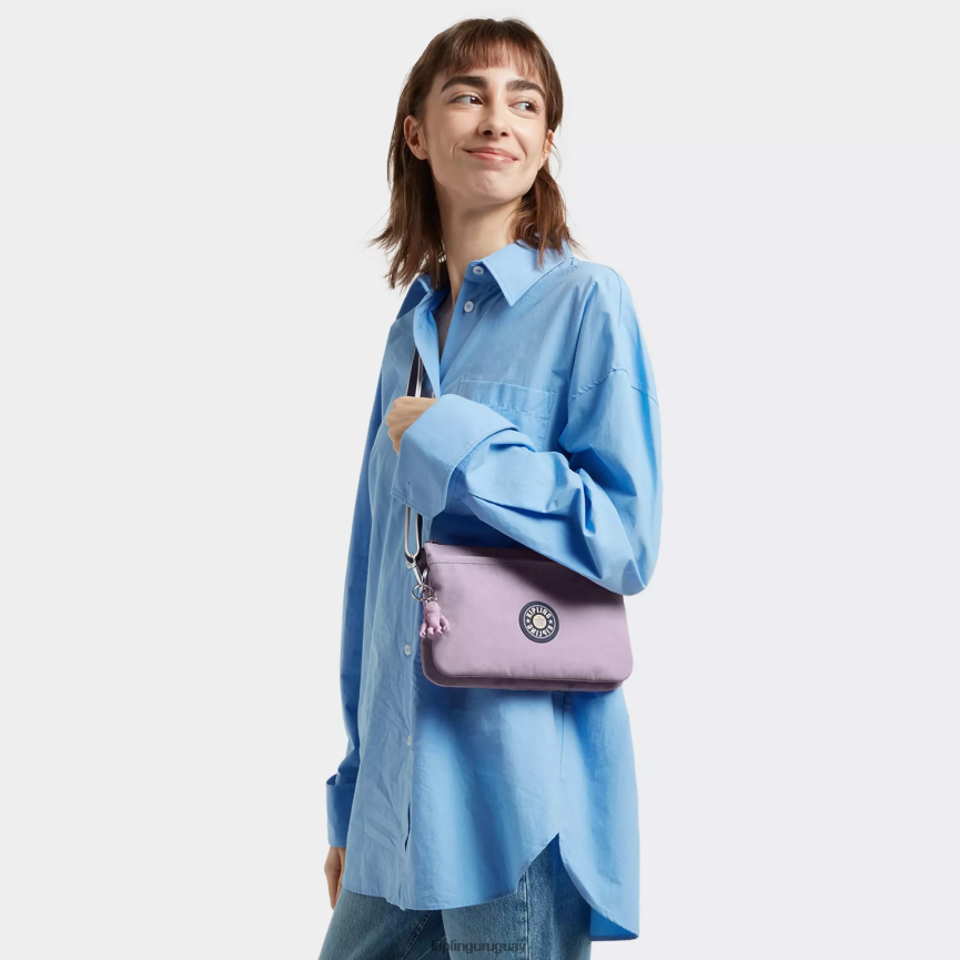 Kipling bandolera Riri H44NB128 suave bloque lila mujer bolsos cruzados