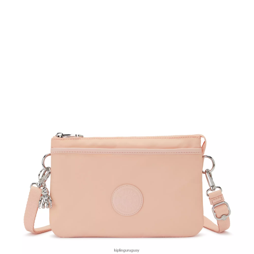 Kipling bandolera Riri H44NB65 rosa de jardín mujer bolsos cruzados
