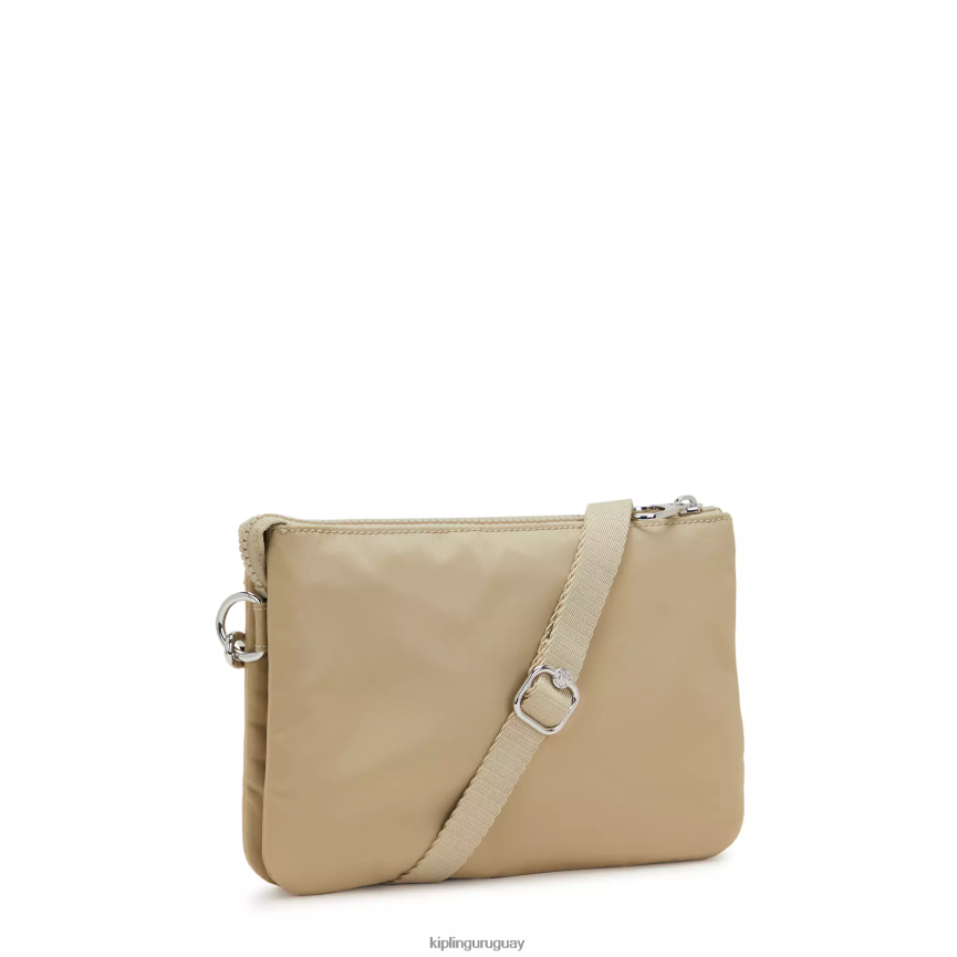 Kipling bandolera Riri H44NB66 beige natural mujer bolsos cruzados